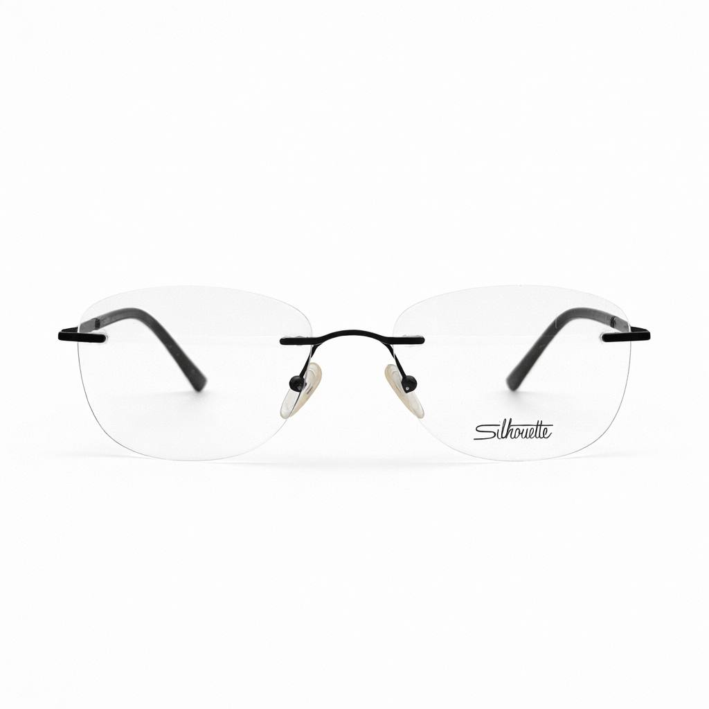 عینک طبی سیلوئت (Silhouette / سیلوئت) مدل 8011 | فریم فلزی بدون فریم فوقسبک زنانه