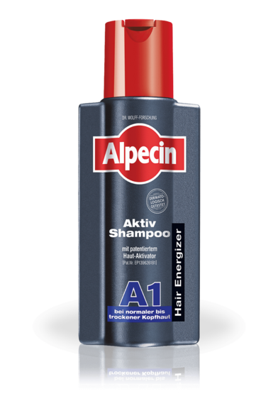 شامپو آلپسین A1 اصل مناسب پوست سر خشک و معمولی ALPECIN A1 Activ Shampoo — تصویر ۲