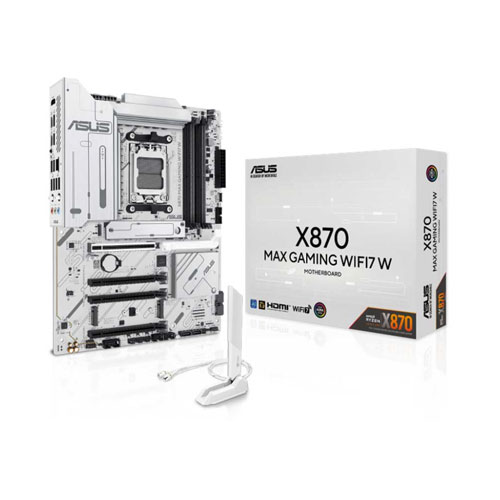 ASUS X870 MAX GAMING WIFI7 W DDR5 ATX AM5 Motherboard