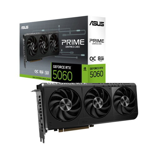 ASUS PRIME GeForce RTX™ 5060 8GB GDDR7 OC Edition Graphic Card — تصویر ۲