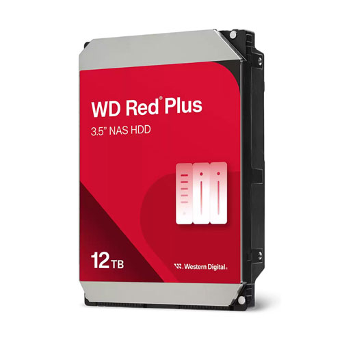 Western Digital WD120EFBX Red Plus 12TB 3.5 Inch 5400rpm 256MB Internal Hard Drive
