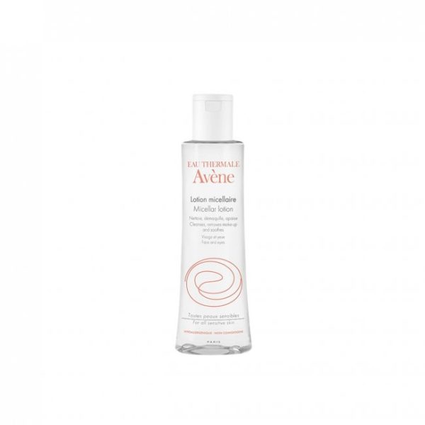 میسلار واتر آرایش پاک کن اون مناسب صورت و چشم و انواع پوست حتی حساس ۲۰۰میل Avene Micellar Lotion — تصویر ۲