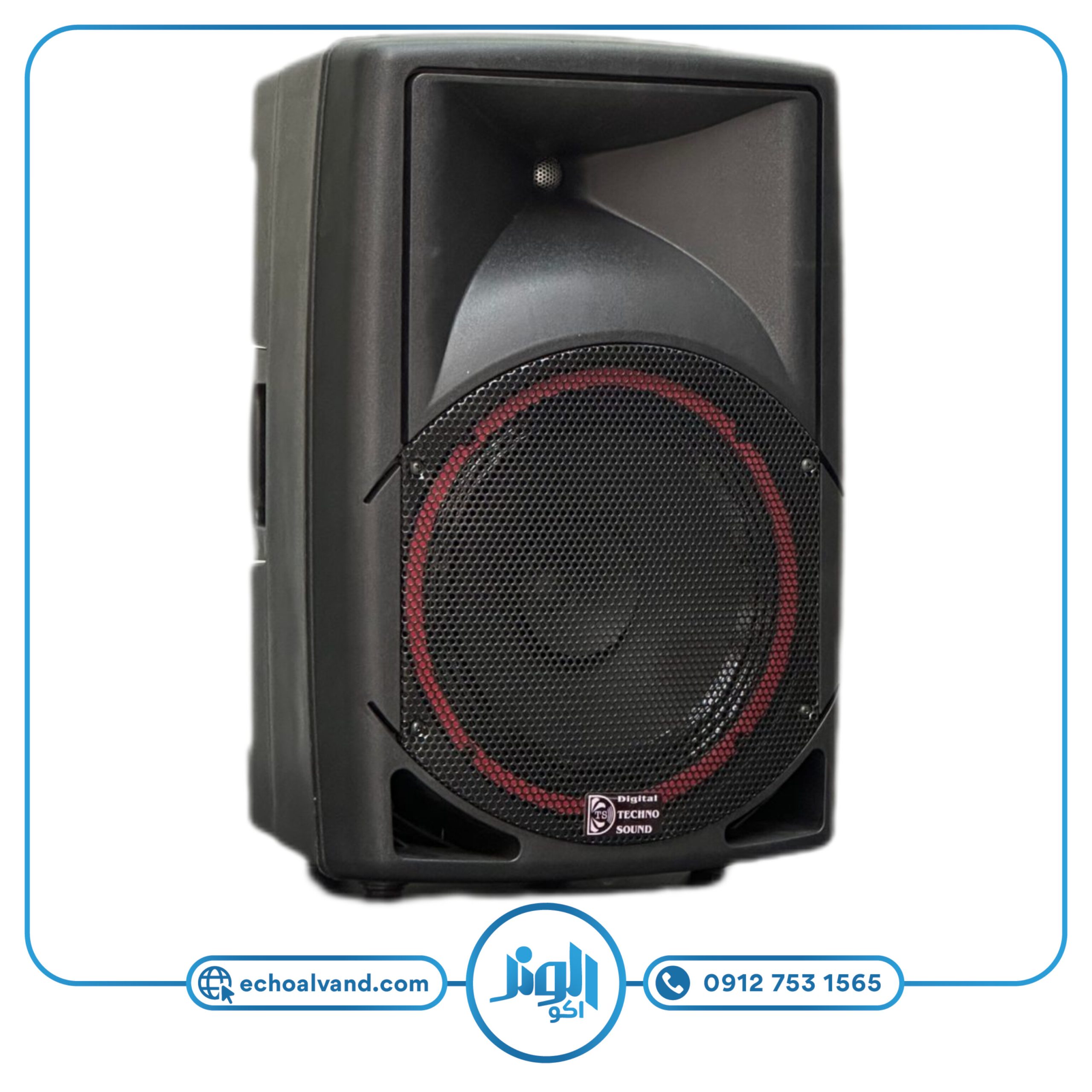 اکو همراه 12 اینچ فایبر تکنو سوند TECHNO SOUND-PTR4 12P