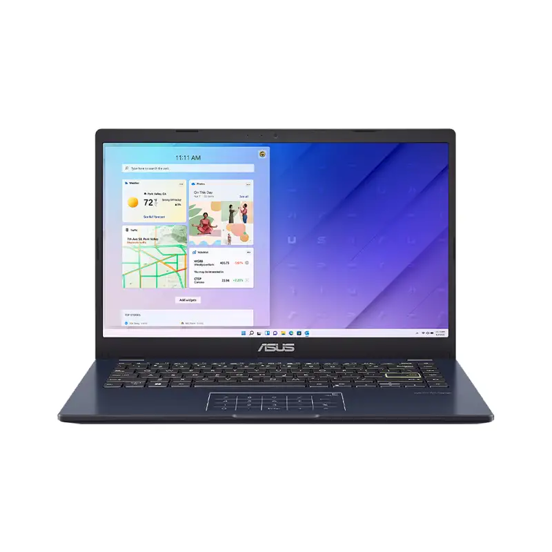 لپ تاپ 14 اینچی ایسوس VivoBook E410KA Pentium Silver N6000 4GB 64GB Emmc + 256GB SSD Intel
