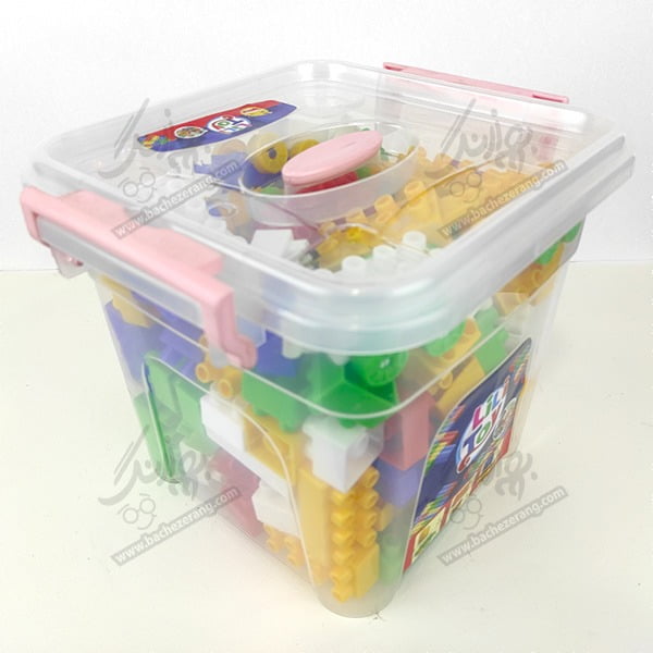 لگو خانه سازی سطلی 150 تکه lili toy — تصویر ۳