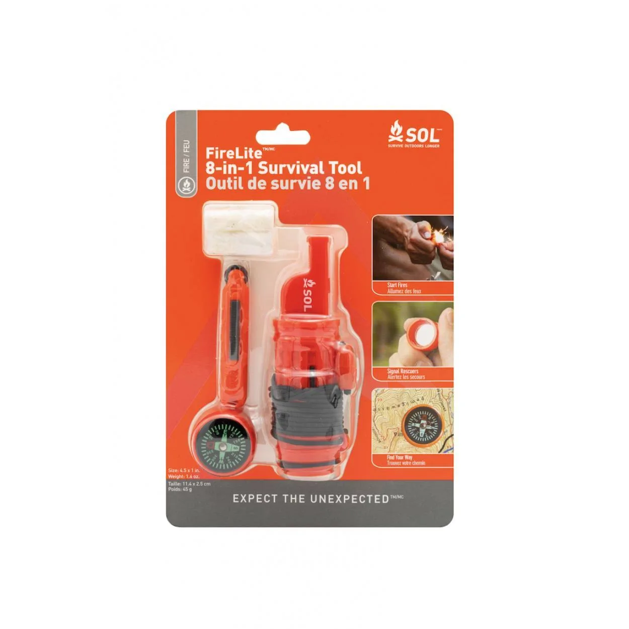 کیت بقا سول SOL Fire lite 8 in 1 Survival tool — تصویر ۲
