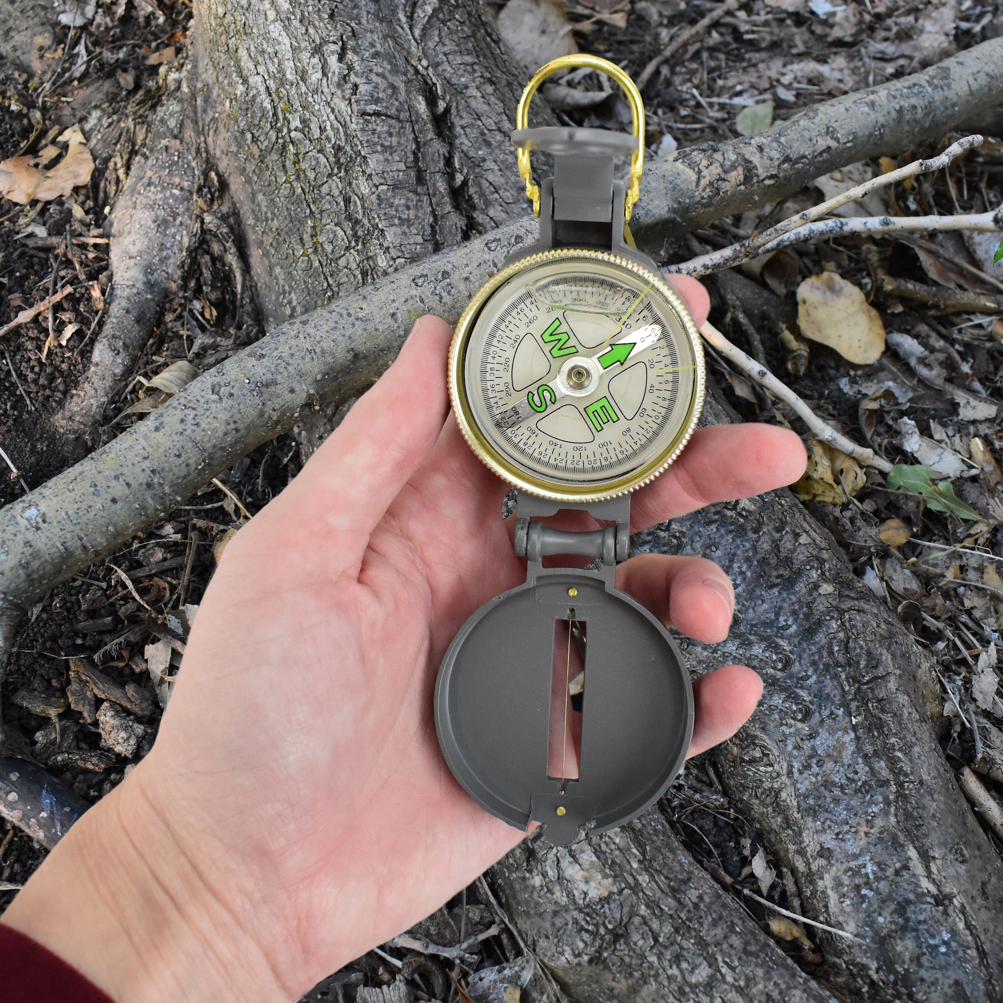 قطب نمای نظامی مدل Acecamp Metal Compass — تصویر ۳