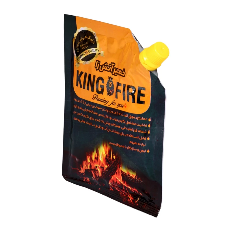 خمیر آتش‌زا کینگ فایر (King Fire Fire Starter Gel) — تصویر ۳