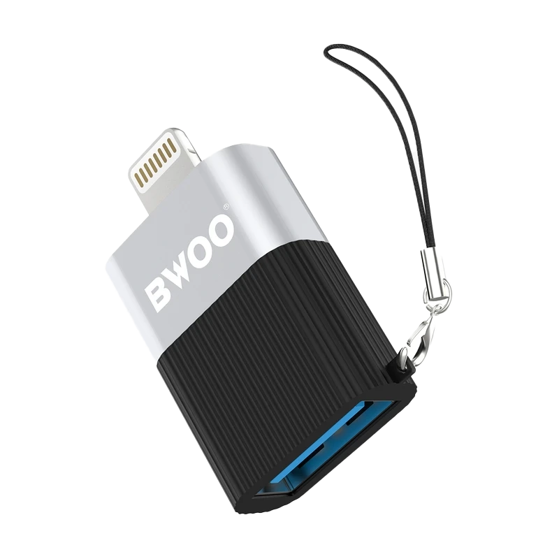 مبدل USB به لایتنینگ و OTG بوو (Bwoo) مدل BZ-34 — تصویر ۲