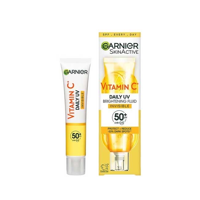 ضد آفتاب فلوئیدی ویتامین C گارنیر با SPF 50