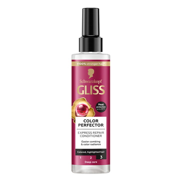 اسپری دوفاز گلیس برای موهای رنگ شده مدل COLOR PERFECTOR حجم 200 میل