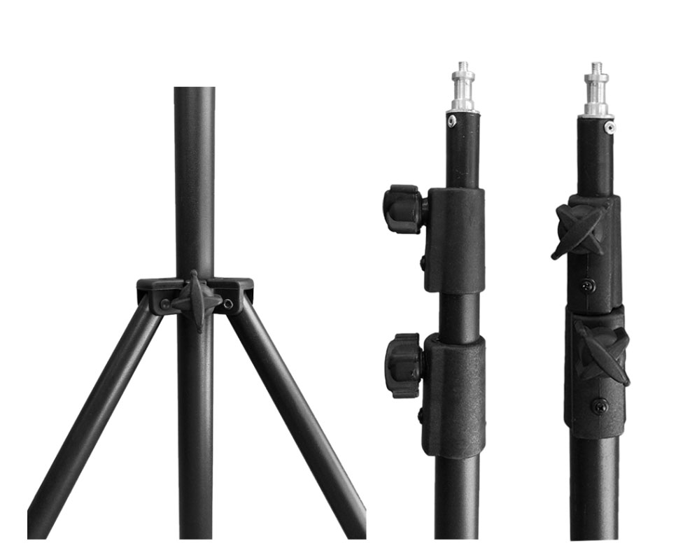 سه پایه نور می لوک مدل MiLook 807A LIGHT STAND (مشکی) — تصویر ۳