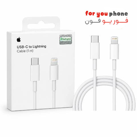 کابل تبدیل تایپ سی به لایتنینگ اپل طول 1 متر اصل — تصویر ۳