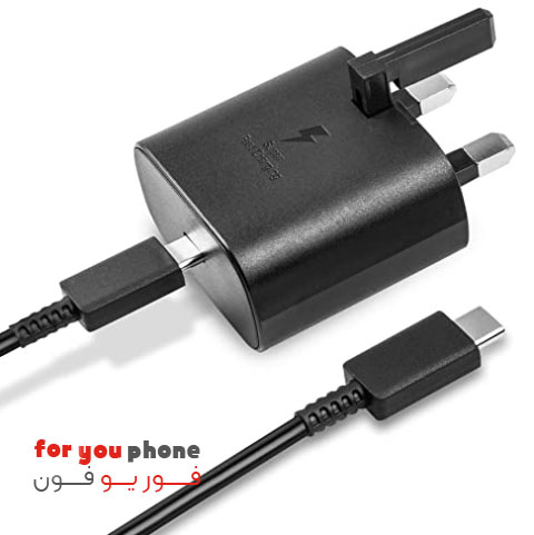 شارژر ۲۵ وات سامسونگ با کابل