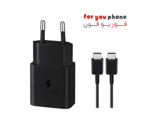 شارژر سوپر فست ۱۵ وات سامسونگ به همراه کابل
