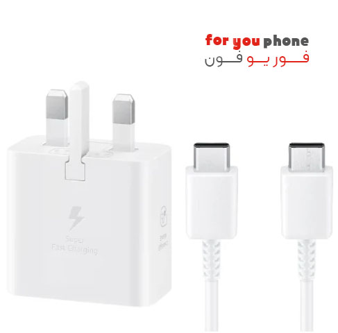 شارژر 25 وات 2024 سامسونگ بهمراه کابل مدل TA-2510