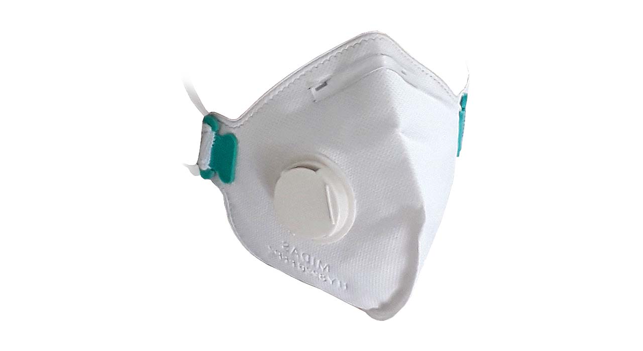 ماسک تنفسی میداس HY8226 FFP2 مدل سوپاپ دار