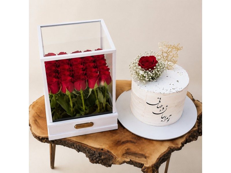 باکس گل و کیک DF-245DCE — تصویر ۲