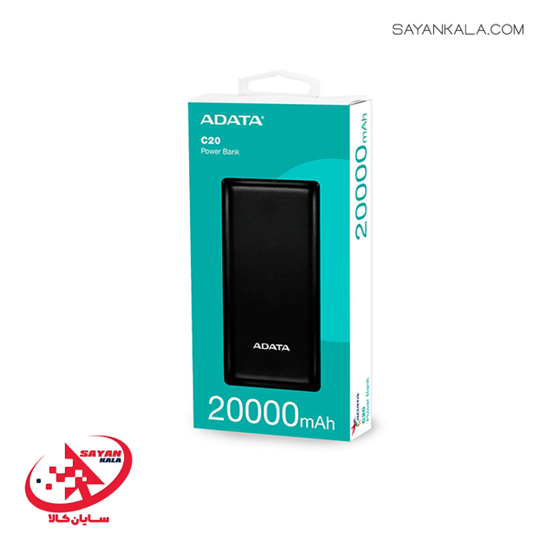 پاوربانک ای دیتا مدل POWER BANK ADATA C20 20000mAH WHITE — تصویر ۵