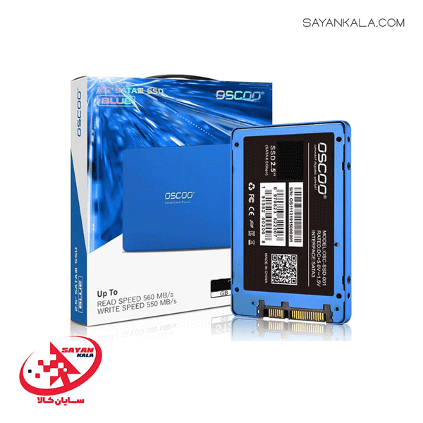 اس اس دی اینترنال اوسکو مدل SSD OSCOO 001 BLUE SATA 256GB