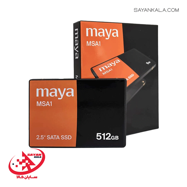 اس اس دی اینترنال مایا مدل SSD INTERNAL MSA1 MAYA 512GB — تصویر ۲