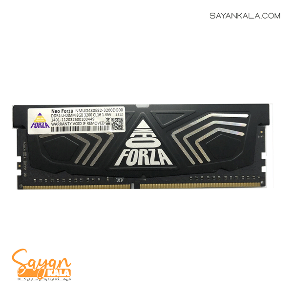 رم دسکتاپ نئو فورزا مدل RAM NEO FORZA 8GB 3200MHZ DDR4 — تصویر ۲
