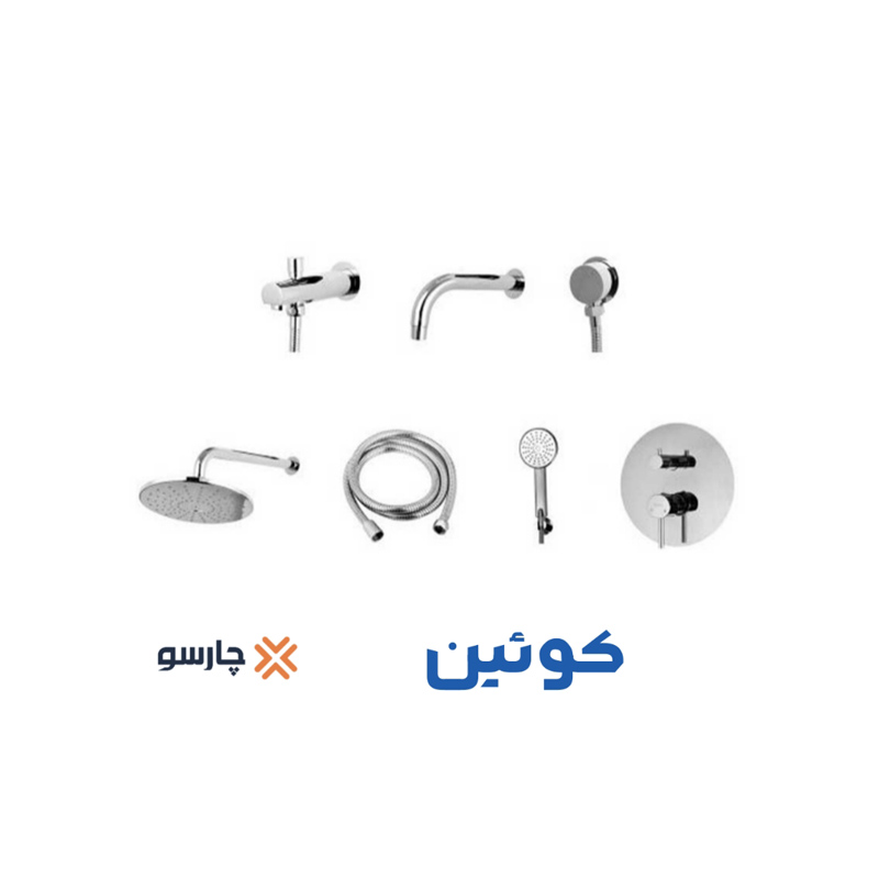 شیرآلات توکار کسری سری کوئین گرد Queen (Round)