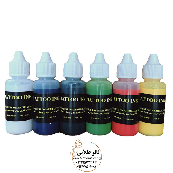 رنگ تمرینی تاتو با تنوع رنگی کد T467 — تصویر ۲