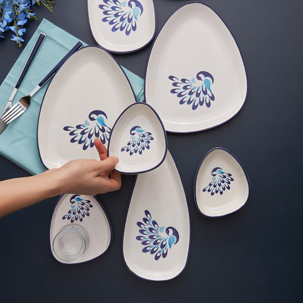 سرویس صبحانه خوری 6 نفره 26 پارچه کاراجا هوم مدل Peacock — تصویر ۴