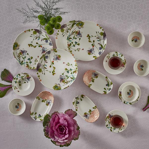 سرویس صبحانه خوری 6 نفره 26 پارچه کاراجا هوم مدل Chica