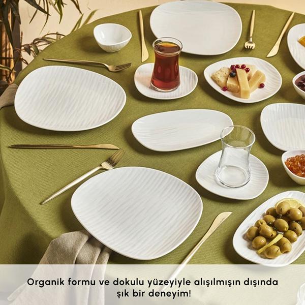سرویس صبحانه خوری 6 نفره 26 پارچه کاراجا هوم مدل Oyster — تصویر ۴