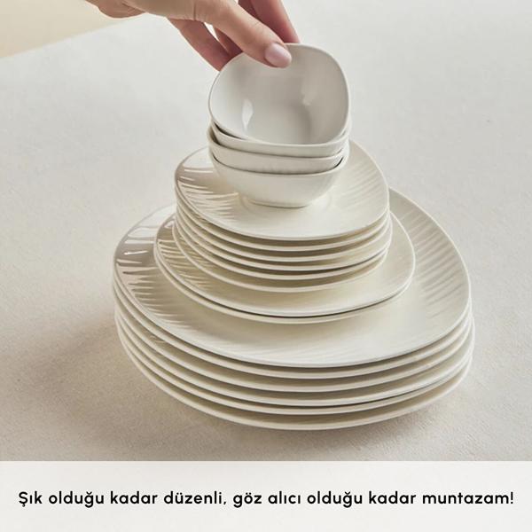 سرویس صبحانه خوری 6 نفره 26 پارچه کاراجا هوم مدل Oyster — تصویر ۸