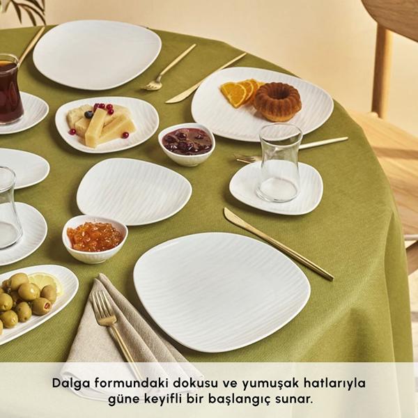 سرویس صبحانه خوری 6 نفره 26 پارچه کاراجا هوم مدل Oyster — تصویر ۳