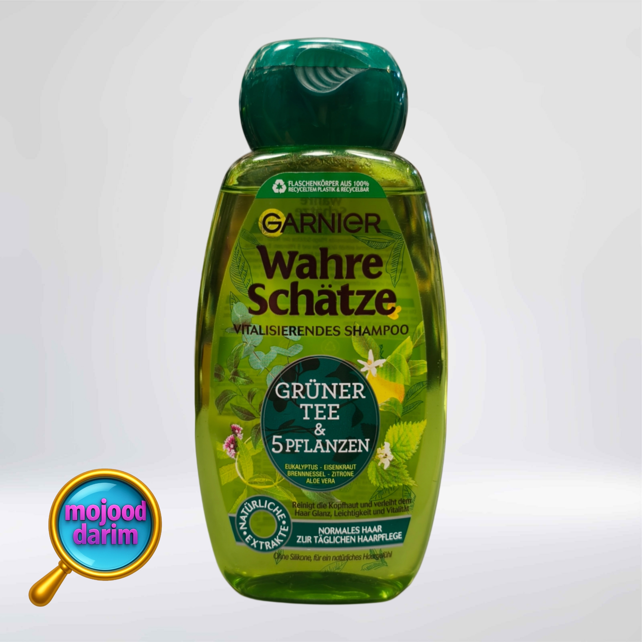 شامپو شاداب کننده مو 5 گیاه گارنیر 250 میل | GRUNER TEE & 5 PFLANZEN GARNIER