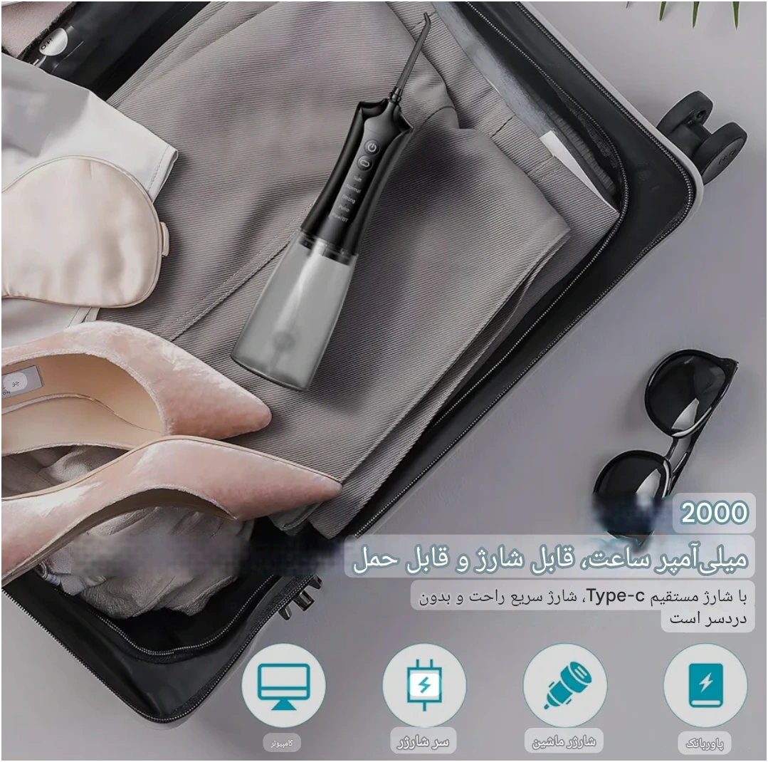 واترجت هوشمند OGVDOE مدل C6SE-BT | اتصال به اپلیکیشن — تصویر ۶