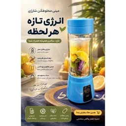 شیکر اسموتی ساز (همزن)-مخلوط کن شارژی-مخلوطکن شارژی-شیکرشارژی — تصویر ۳