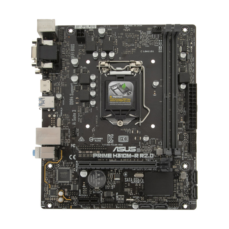 مادربرد استوک ASUS PRIME H310M-R R2.0