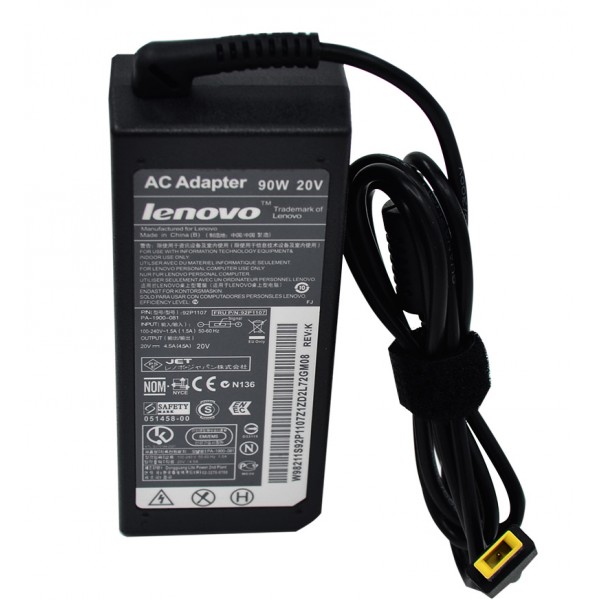 شارژر لپ تاپ LENOVO GRADE A 20V 4.5 A USB