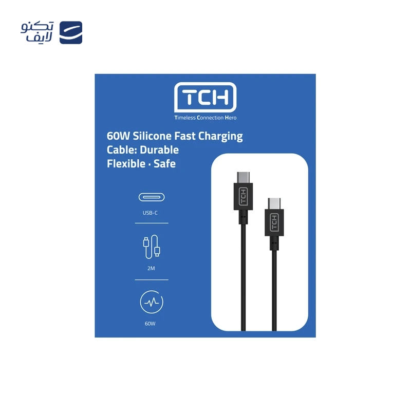 کابل تایپ سی تی سی اچ مدل CB200CTC طول 2 متر