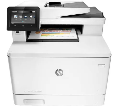 پرینتر رنگی لیزری اچ پی مدل LaserJet Pro MFP M477fdn