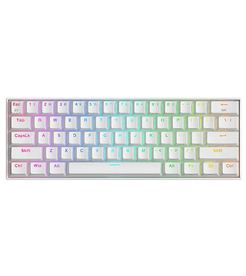 کیبورد بی سیم مکانیکال گیمینگ ردراگون Draconic Elite white K530W-RGB-PRO