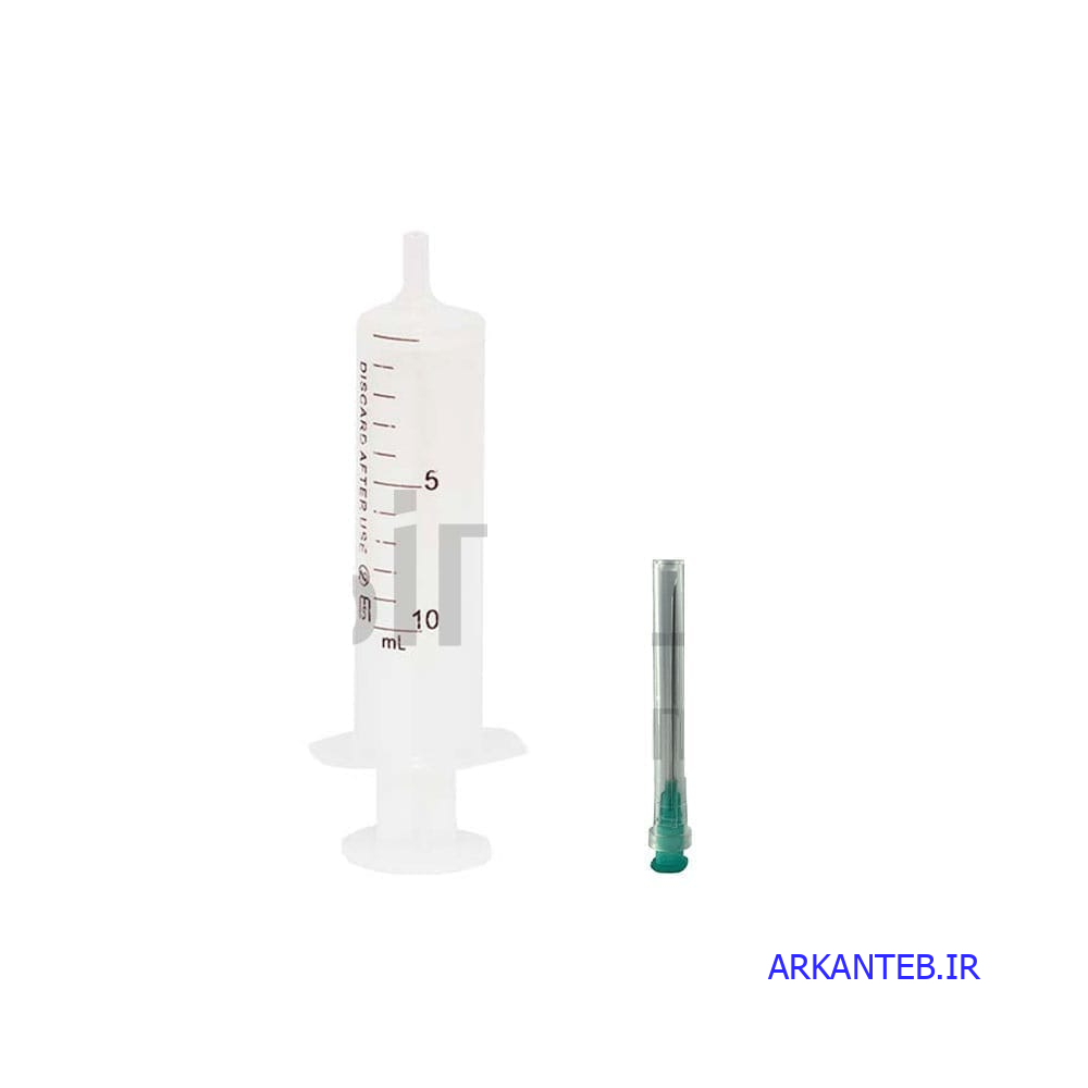سرنگ 10 سی سی (دوقطعه) لوئراسلیپ مینا ( ارسال از تهران )