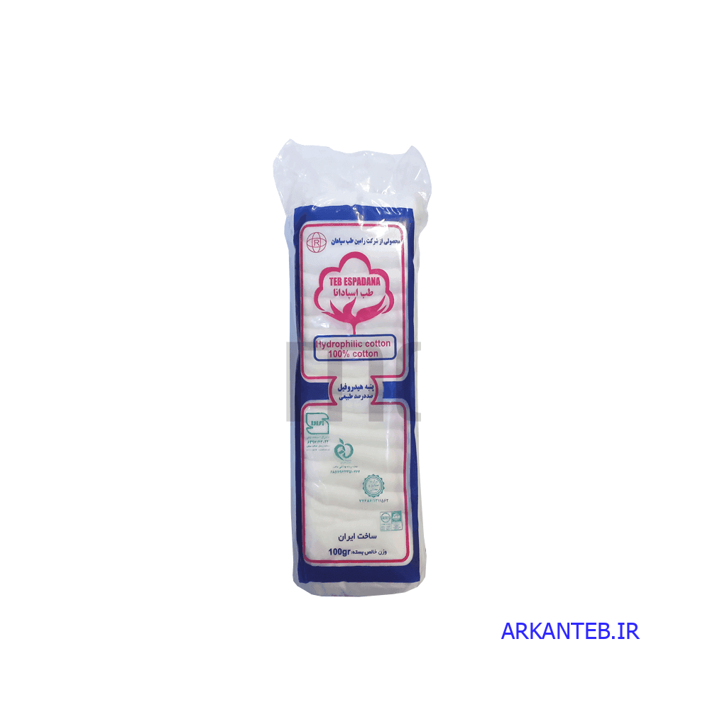 پنبه 100 گرمی اسپادانا ( ارسال از تهران )