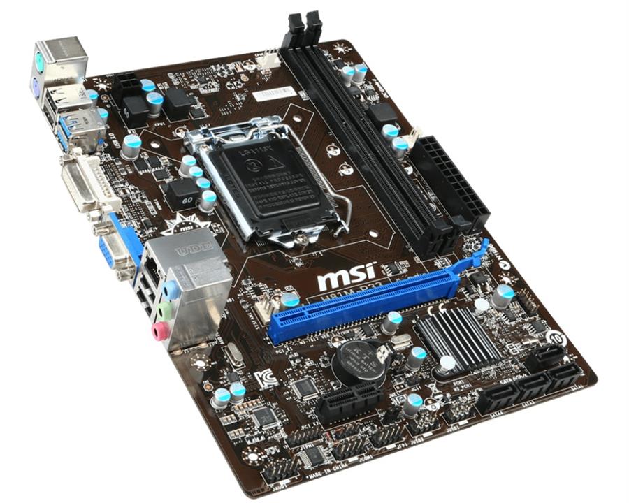 مادربرد ام اس آی دست دوم MOTHERBOARD MSI H81M-P33