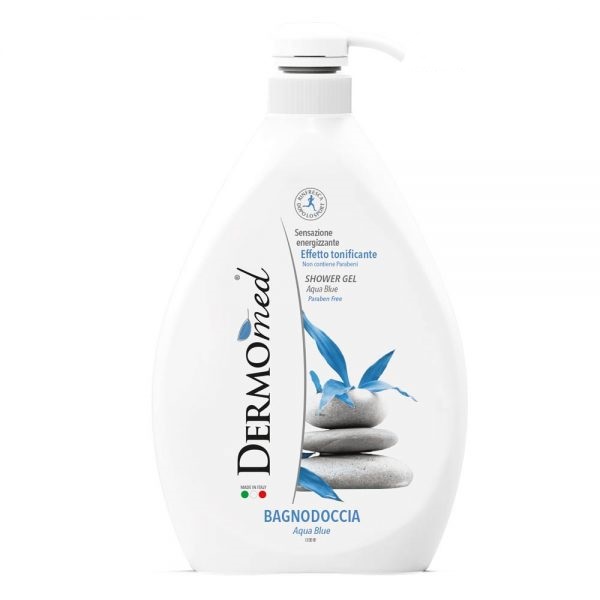 شامپو بدن درمومد 1000 میل مدل آکوا بلو Dermomed Aqua Blue