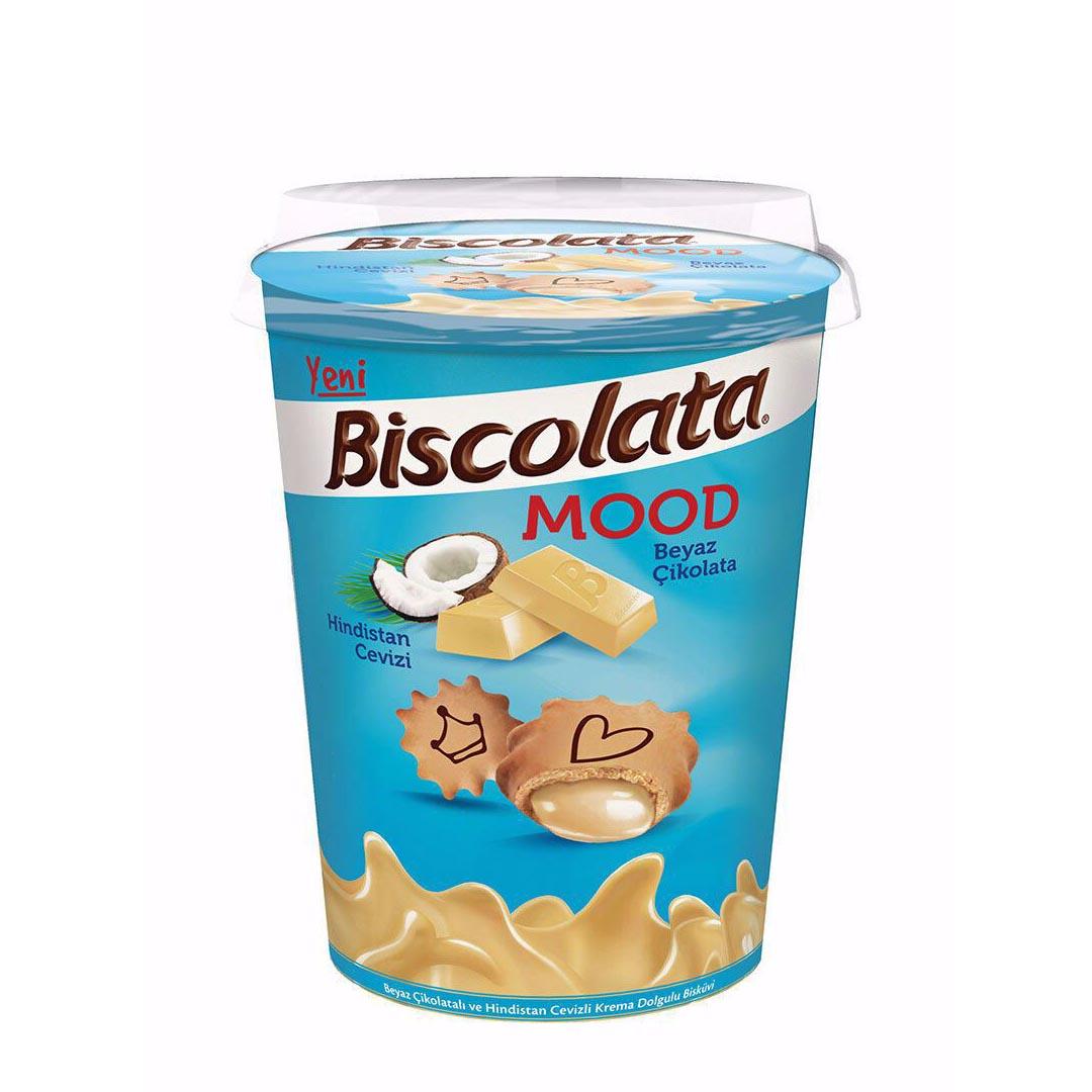 بیسکولاتا لیوانی مغزدار نارگیلی Biscolata
