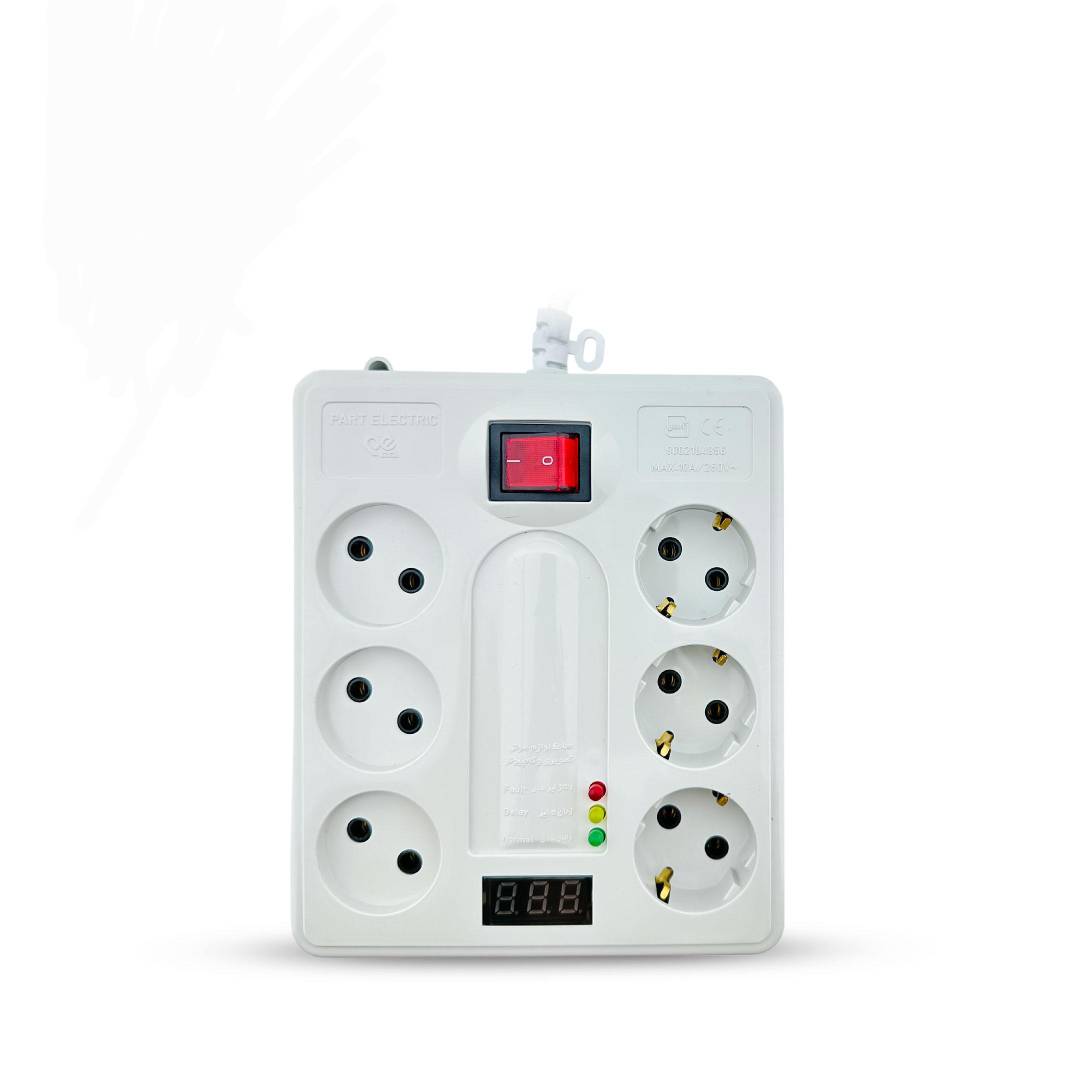 محافظ 6 خانه دیجیتال با کابل 1/8 متری کد2060 — تصویر ۲