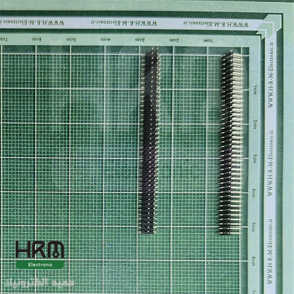 پین‌هدر مادگی 40*1 پین SMD اتصال سطحی (1.27mm) — تصویر ۵