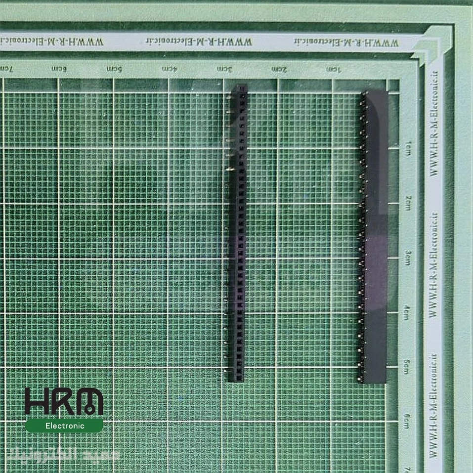 پین‌هدر مادگی 40*1 پین SMD اتصال سطحی (1.27mm) — تصویر ۲