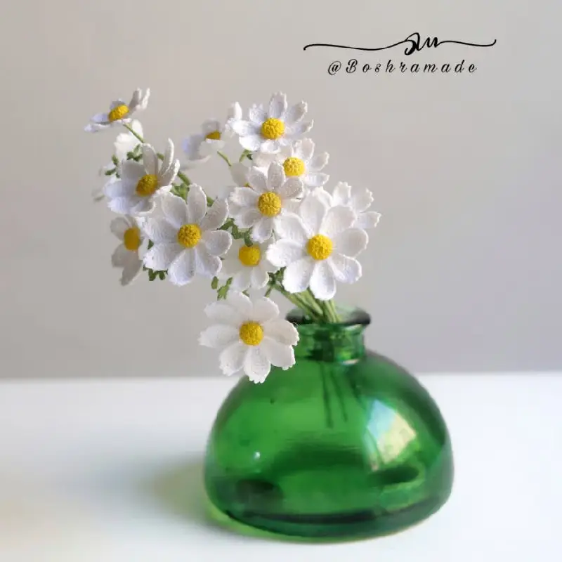 شاخه گل گلدانی بابونه (گل ستاره ای) کد8877 — تصویر ۲